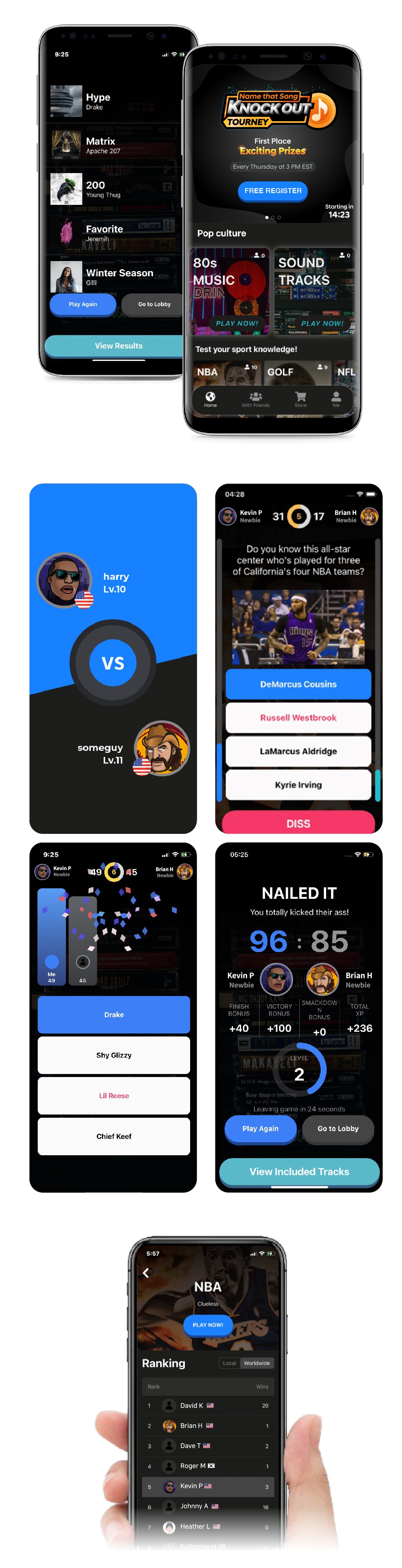 AI-Integrated Live Multiplayer Trivia App with Tournaments and Rankings 1